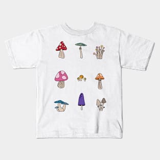 Fun-Guys Mushrooms Kids T-Shirt